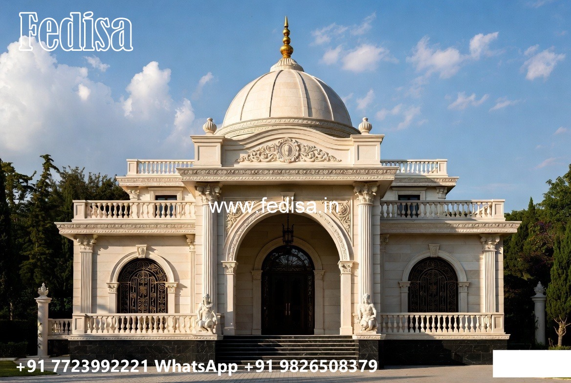 House With Columns Exterior House Design With Ground Floor Parking No-7624