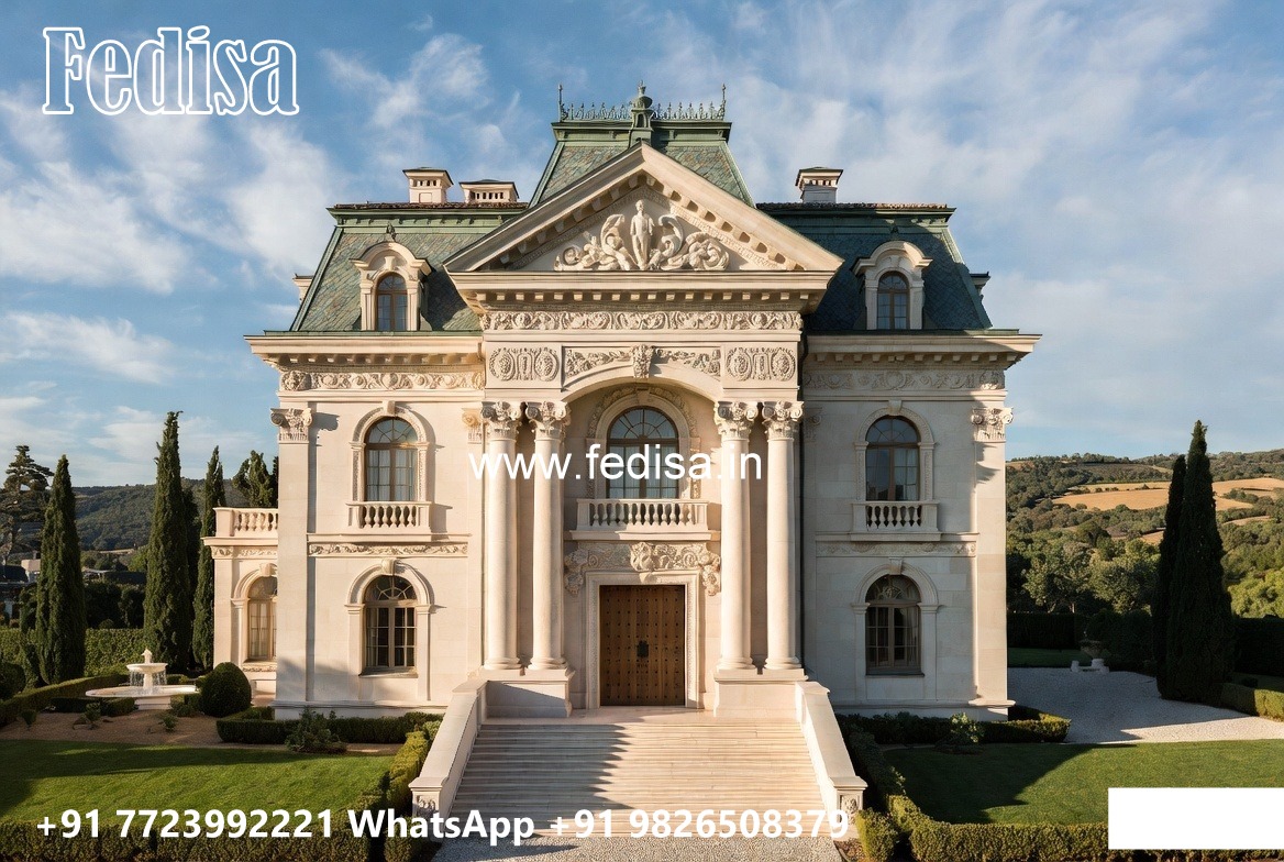 Classic House Design With Garden Building A 4 Bedroom House No-7648