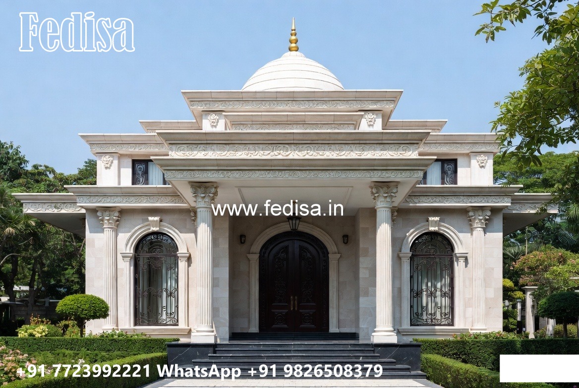 Columns House Design Single Story Open Floor Plans No-7662