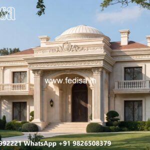 Marble Flooring Villa Design 2700 Sq Ft House No-7709