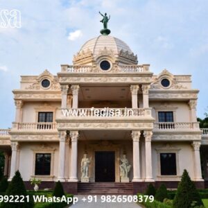Classic Villa Garden Design Small Village House Design No-7711