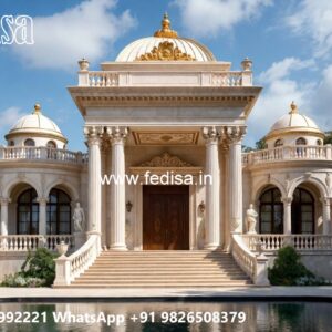 Small Classic Villa Design Inspiration Underground Parking House Plans India No-7719