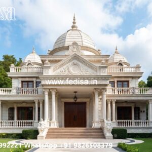 Heritage Style Villa Exterior 3 Bedroom Bungalow Design No-7822
