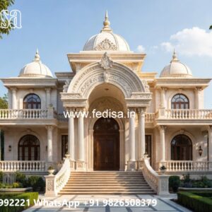 Classic Villa Exterior 1500 Sq Ft House Plans 3 Bedrooms No-7939