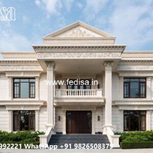 Luxury Classic Villa Exterior Design Ideas 1 Floor House Plans 3 Bedroom No-7962
