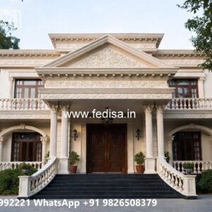 Stone Exterior Classic Home Minimalist Farmhouse Plans No-7992