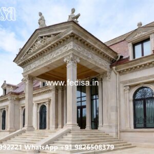 Columns House Design Apartment Style House No-8028
