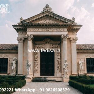 Marble Flooring Home Villa Design Exterior No-069