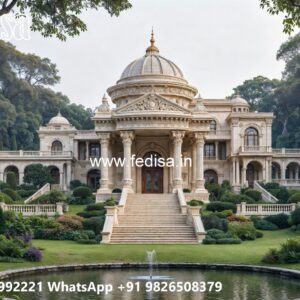 Stone Finish Villa Design Farmhouse Villa Design No-138