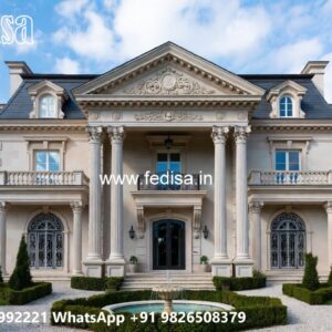 Chandelier Lighting Interior Neoclassical Villa Design No-146