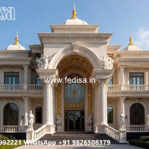 Classic Villa Front Elevation Design Duplex 3 Bhk Villa Design No-160