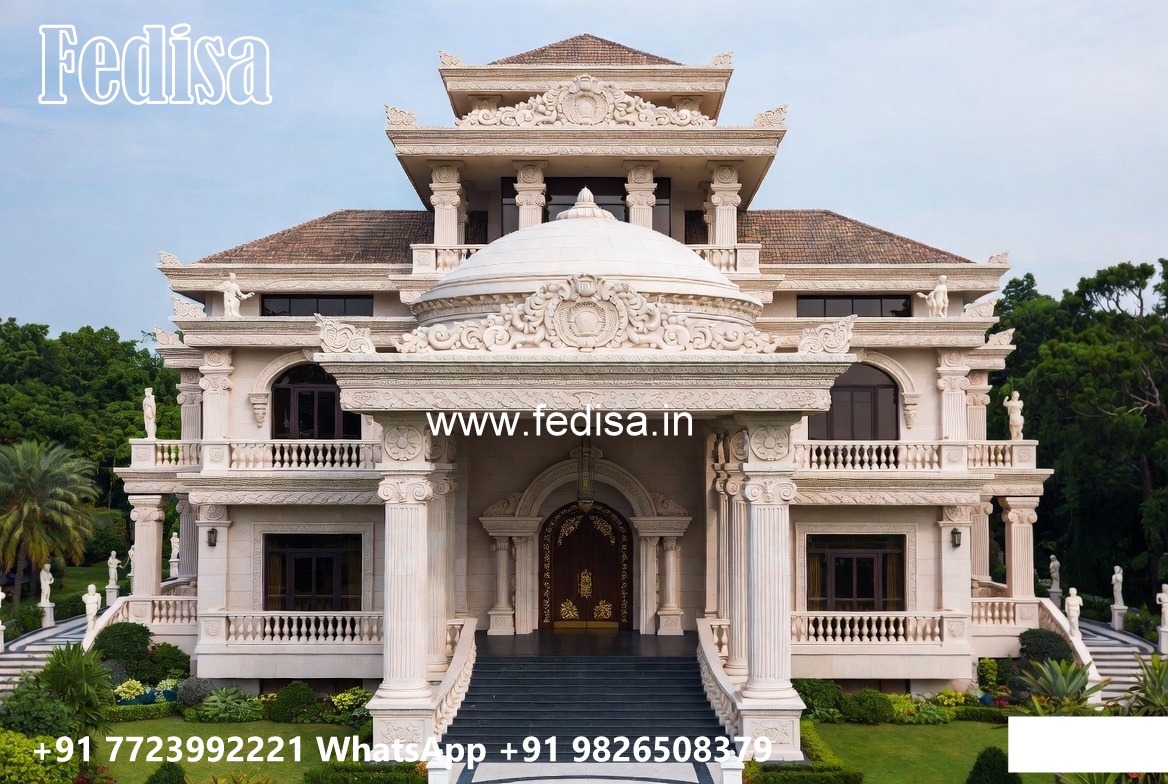 Patio Design Classic House Garden Villa Design No-197
