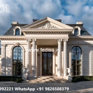 Traditional House Facade Best Small Villa Design No-216