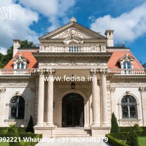 Traditional Interior Design Corner Villa Design No-224