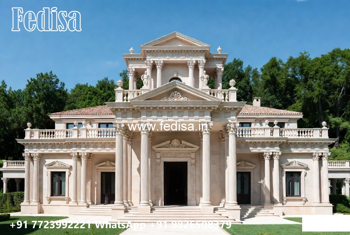 Classic Home Exterior 10 Marla House Design No-459