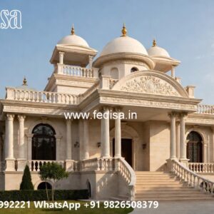Classic Home Front Elevation Design Flat Roof House No-484