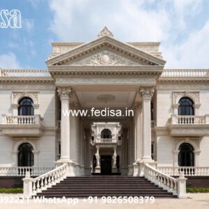 Neoclassical Villa Facade Modern Architecture Homes No-742