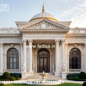 Stone Finish Home Exterior First Floor Design No-832