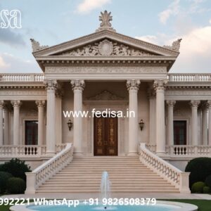 European Style Villa Double Floor House Design No-858