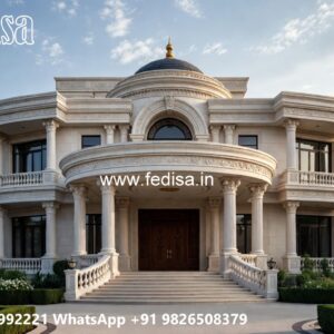 Front Yard Classic Home 3 Bhk Home Design No-1087