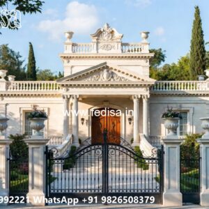 Vintage Villa Style Up And Down House Design No-1105