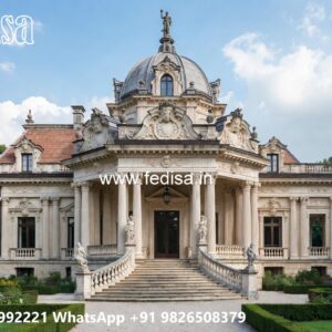 Classic Home Front Elevation Design Minimalist Style Interior Design No-1338