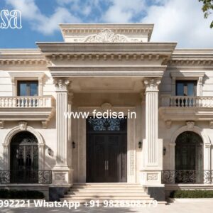 Classic Villa Front Elevation Design 3d Building Design No-1624