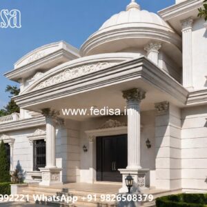 Classic Home Front Elevation Design Two Storey House Floor Plan No-1704