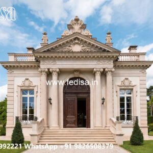 Classic Villa Exterior Studio House Design No-1717