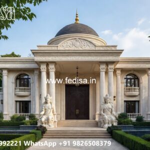 Classic Outdoor Patio Villa 1500 Sq Ft House Design No-1860