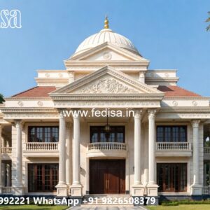 Traditional House Facade Home Design Drawing No-1924
