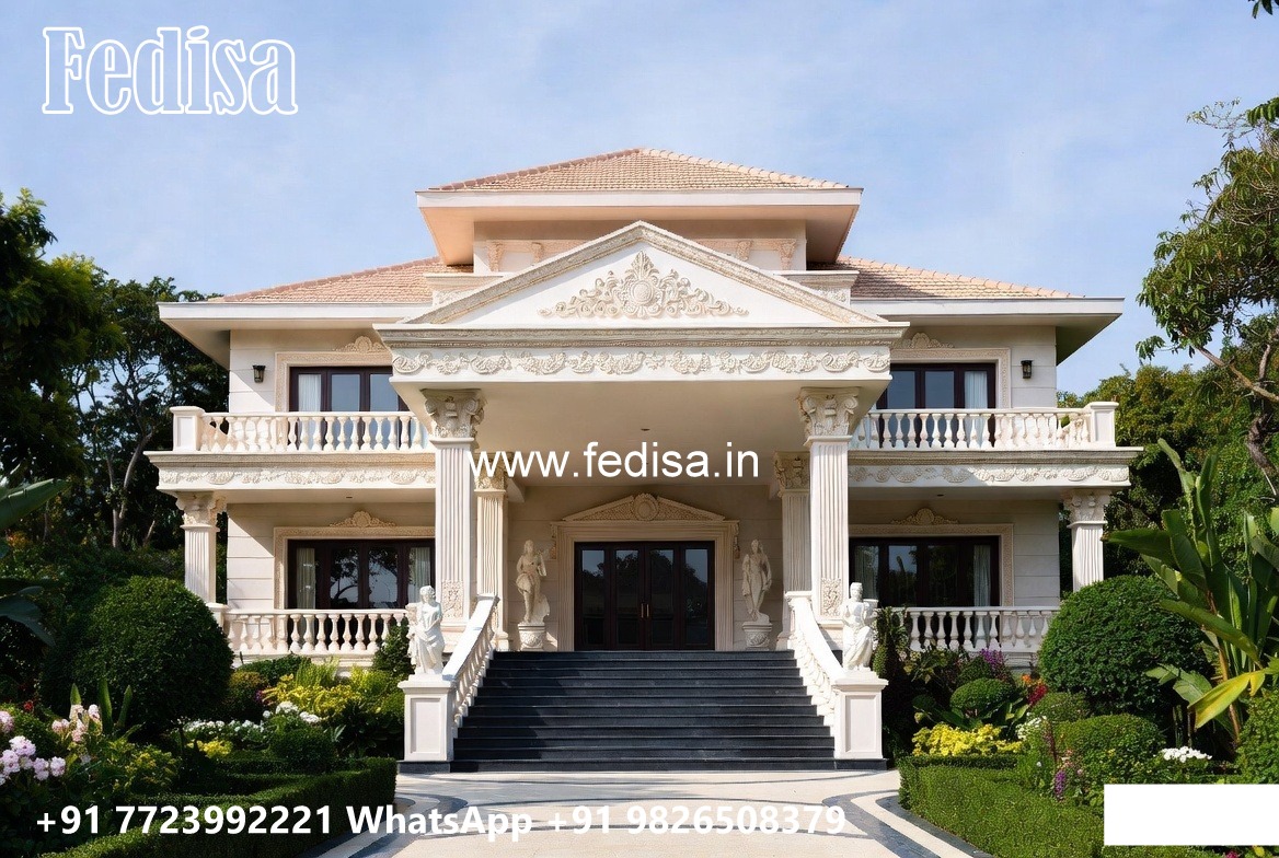 Grand Entrance Villa Design 4 Lakh House Plan No-1963