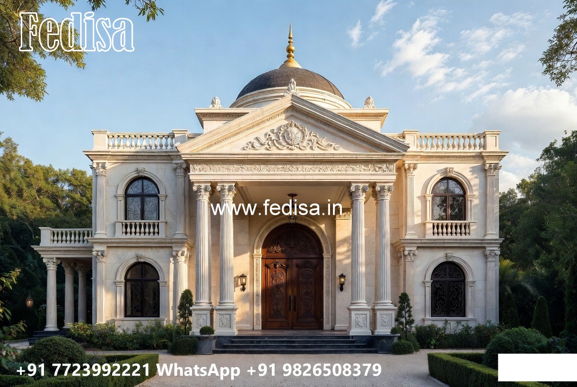Marble Flooring Villa Design 2 Storey House Design With Floor Plan No-1975