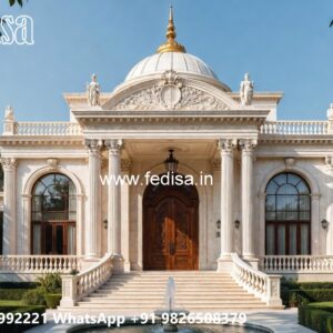 Grand Entrance Villa Design 6 Bedroom House Plans Indian Style No-2085