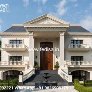 Traditional Interior Decor Villa Stone Cottage House Plans No-2093