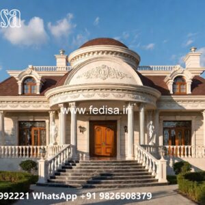 Neoclassical Villa Facade 1500 Square Feet House No-2206
