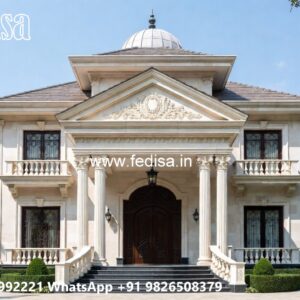 Classic Home Front Elevation Design Parasite House Floor Plan No-2436