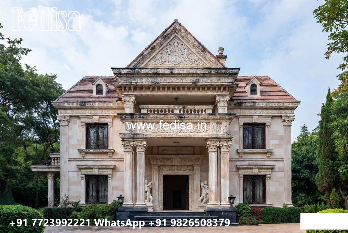 Villa With Columns Design 1100 Square Feet House No-2452