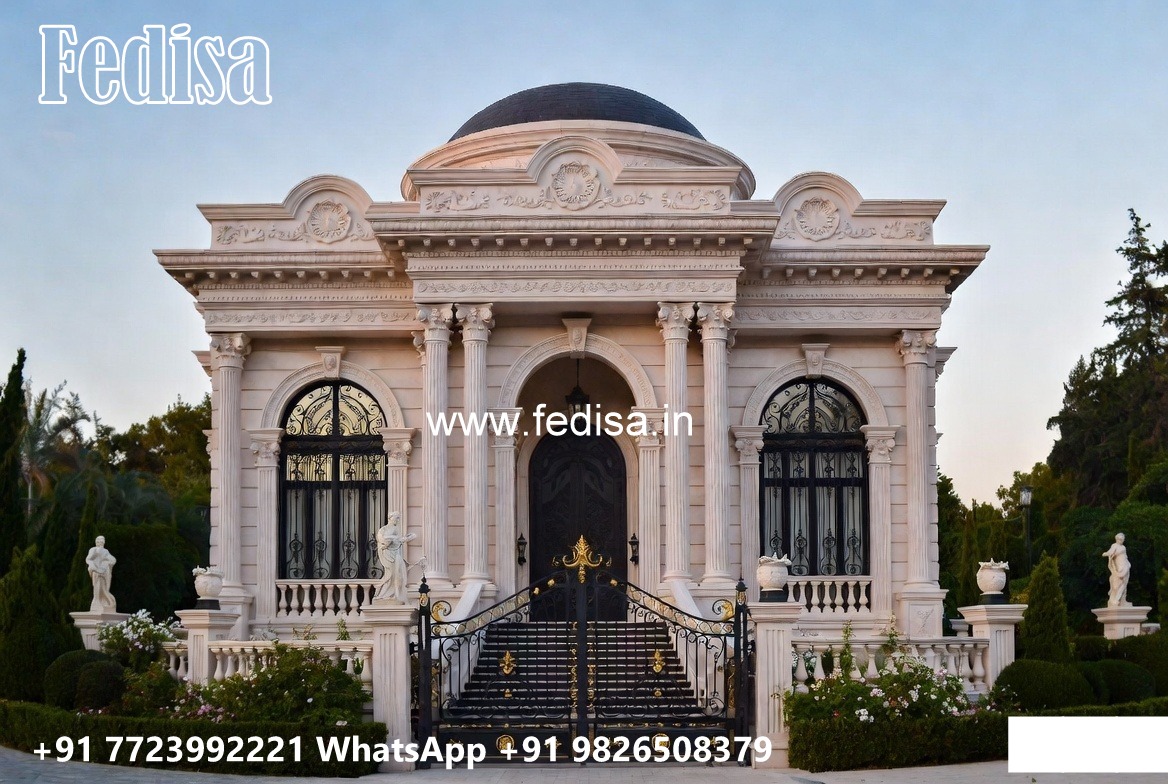 Classic Mediterranean Villa Style Homes Simple House Floor Plan No-2474