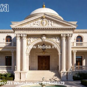 Classic Villa Exterior House Design For Village No-2571