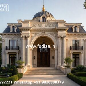 Stone Finish Villa Design 4bhk Home Design No-2700
