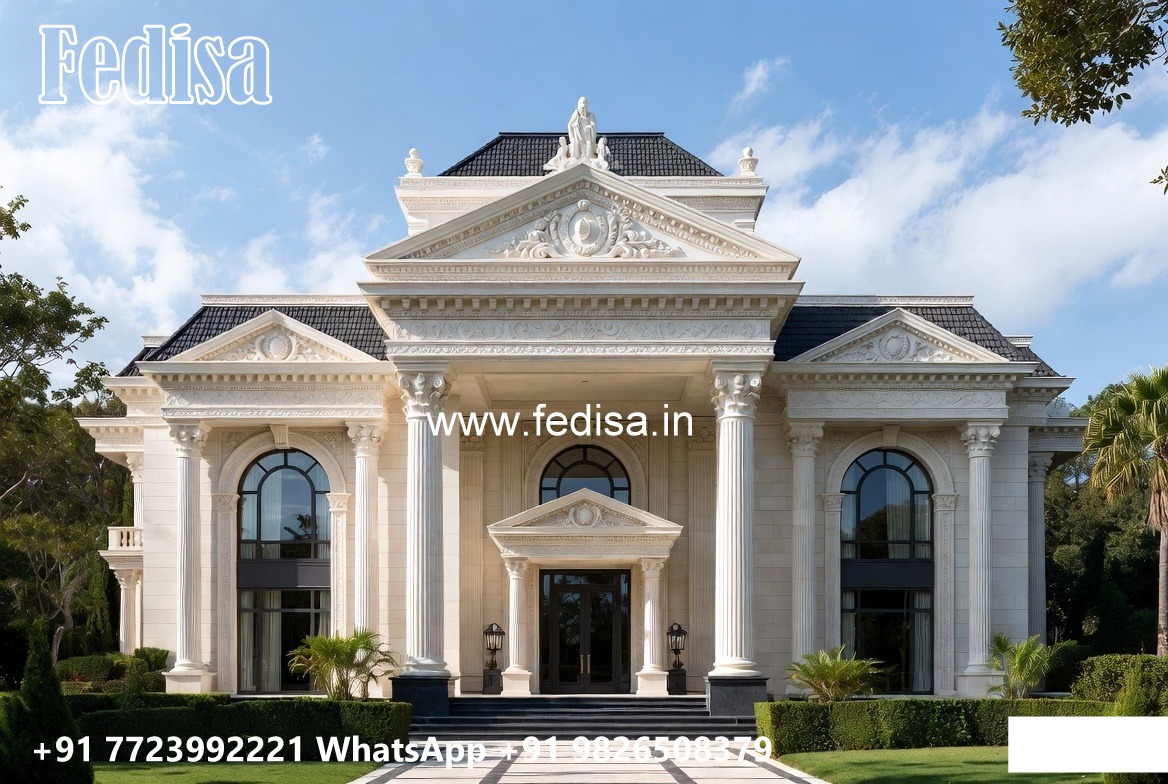 Classic Villa Design With Swimming Pool Single Storey House Designs And Floor Plans No-2841