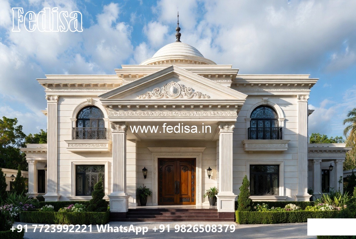 Traditional House Design With Modern Touch 1 Bhk House Front Design No-3011