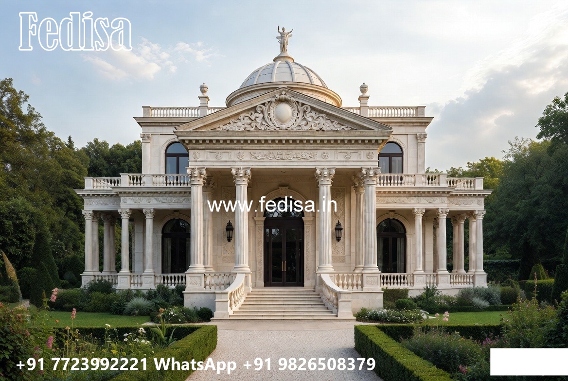 Neoclassical House Design Private Villa With A Private Pool No-3351