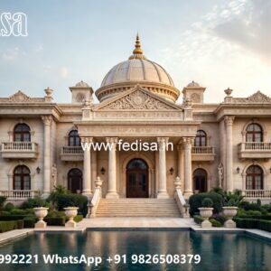 Villa With Columns Design Metal House Sitting No-3550