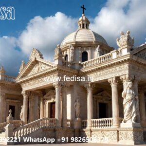 Symmetrical Villa Architecture Stone Siding House No-3553