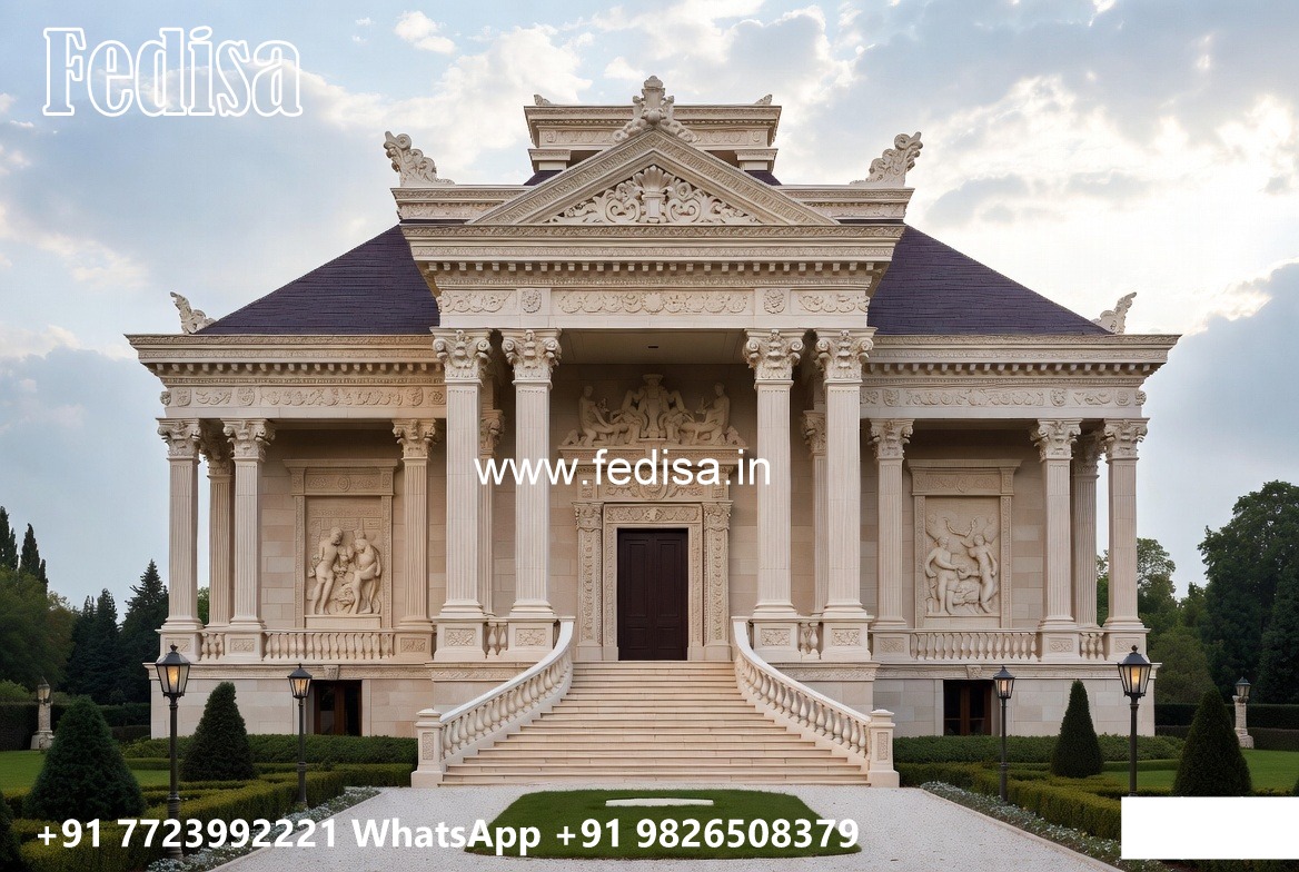 Classic House Exterior Blue House Exterior No-3593
