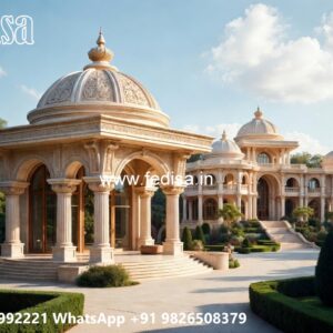 Symmetrical Villa Architecture Painting For House Outside No-3675