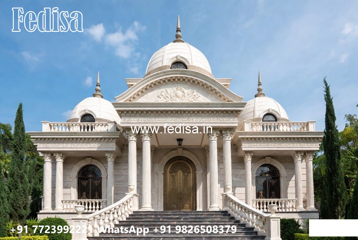 House With Columns Exterior Outer Painting Color No-3720