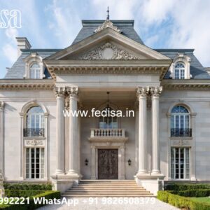 Marble Flooring Villa Design Ceiling Outside The House No-3805